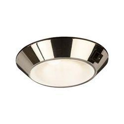 Sea-Dog Plastic LED Dome Day/Night Light Clear/Red Bulb Chrome Plastic 401755-1