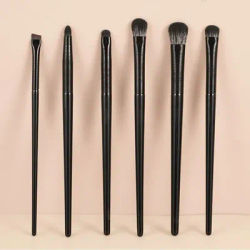 Soft Hair Eyeshadow Brush 6-piece Eye Makeup Smudged Lying Silkworm Eyeliner Blade Eye Detail Small Makeup Brush wholesale