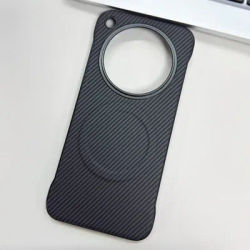 Ultra Thin Carbon Fiber Texture Magnetic Case for Magsafe Oppo Find X8 X6 Pro X7 Ultra Hard PC Frameless Cover