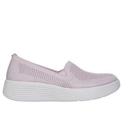 Skechers Women's Relaxed Fit: Arch Fit Laguna - Adore Her Slip-On Shoes | Size 8.0 | Lavender | Textile | Vegan | Machine Washable