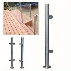 TEMU Stainless Steel Railing Post 110cm