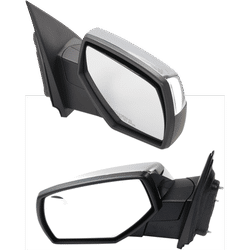 JC Whitney Mirror Chrome, Driver and Passenger Side, 1-year limited warranty SET-JGM131CR
