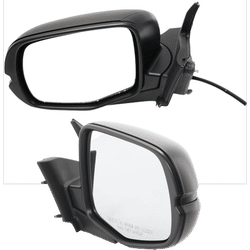 JC Whitney Mirror Textured Black, Driver & Passenger Side, 1-year limited warranty SET-JHO68EL-1