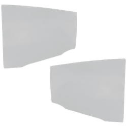 JC Whitney Door Glass, Rear, Driver & Passenger Side, 1-year unlimited-mileage warranty SET-JRT48130035