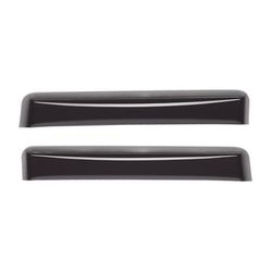 Weathertech Window Visor ABS Plastic Dark Smoke In-Channel Mount Type Side Deflectors, Rear, Lifetime limited warranty 81942IM