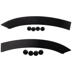 JC Whitney Fender Trim Plastic Textured Black, Rear, Driver & Passenger Side, Rear Section, SET-RS55390011