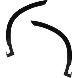 JC Whitney Fender Flares Plastic Textured Black, Front, Driver & Passenger Side, 1-year unlimited-mileage warranty SET-RH22130047