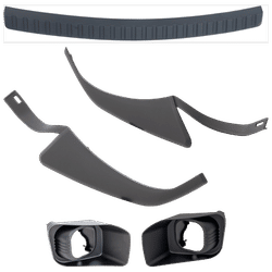 Replacement Bumper Trim, Front, Driver & Passenger Side, 1-year unlimited-mileage warranty KIT-122024-C06