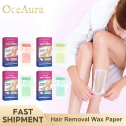 30pcs Hair Removal Wax Strip Professional Depilatory Cold Wax Strip Hair Growth Inhibitor For Face Leg Underarm Arm Hair Remover