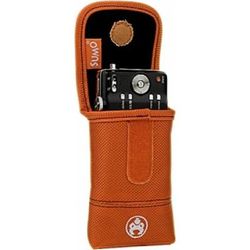 Mobile Edge Sumo Carrying Case (Flap) Ipod, Iphone, Digital Player, Cellular Phone, Camera - Orange - Denier Nylon, Ballistic Nylon - Belt Clip
