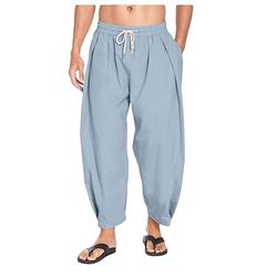 Medievale Rinascimento Lunghezza alla caviglia Pantaloni da pirata Pirata Vichingo Ranger Tinta unica Costume Per uomo Celtico Costumi da pirata Fantasia Halloween Carnevale Vacanza Festa / Sera LARP