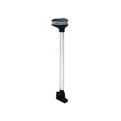 Perko Stealth Series L.E.D. Fold Down White All-Round Light w/ Vertical Mount 13-3/8in 1639DP0CHR