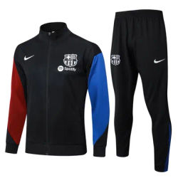 Nike Soccer Jerseys Men Professional Trendy Slim-fit Full-sleeved Sportswear Football Training Suit Sets Black Red Blue