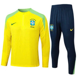 Nike Soccer Jerseys Men Sweat Absorbing Fashionable Outdoor Lightweight Professional Sportswear Training Suit Yellow Black
