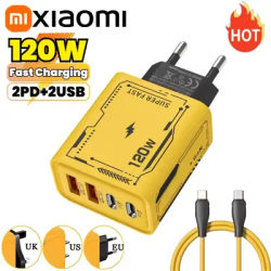 Xiaomi 120W Charger Ultra Fast Charging Type-C GaN Phone Charger USB-C QC 3.0 Phone Charger Adapter