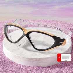 TEMU Swimming Goggles, High-definition Lenses Leak Proof And Fog Proof, Soft Silicone Material Fits Better, Large Provides Field Of View, Suitable For Men And Women For Swimming And Surfing