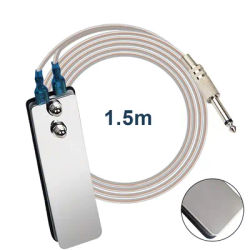 Tattoo Foot Pedal Switch Tattoo Power Supply Control Stainless Steel Tattoo Foot Switch With Power Cord Clip for Tattoo Machine