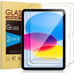TEMU 2-pack Tempered Glass Screen Protector For Ipad 11 2025 Series (11th Gen A16), 11-inch, 9h Hardness, Anti-fingerprint, Scratch-resistant