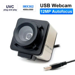 12MP Autofocus HD USB Webcam CCD MX362 4K IMX179 Mini Usb Camera PC OTG UVC Plug And Play for Document Scanning Live Stream