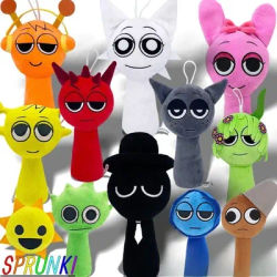 20 cm poupée douce jouet dessin animé Incredibox Sprunki jeux peluches bébé chiffon poupée chambre