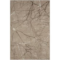 Tappeto pelo corto nodi soggiorno moderno, beige, 120 x 170 cm