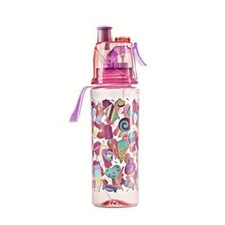 TEMU Water Bottle With Spray Mist 500ml Spray Drinking Water Bottle For Portable Spray Humidifiable And Water Bottle