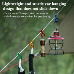 Camping Hiking Tent Wind Rope Buckle Adjustable Cord Rope Buckles Aluminium Alloy Camping Equipment Outdoor Tents Accessory