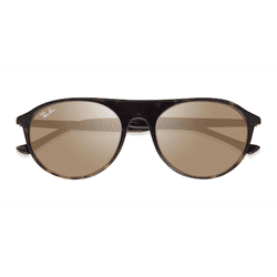 Unisex s round Tortoise Acetate Prescription sunglasses - Eyebuydirect s Ray-Ban RB2215