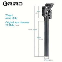 TEMU Riro Mtb Seatpost Absorber, Aluminum Alloy, Universal Fit, 27.2/30.8/31.6mm , 50mm ,