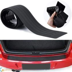 TEMU 104cm Car Rear Bumper Sill Body Guard Protector Rubber Plate Trim Strip Cover Uk
