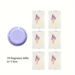 TEMU 10/20pcs Cartoon Patterned Self-adhesive Plastic Air Freshener Tablets - Reusable Round Aromatherapy Deodorant For Home, Car, Bathroom, Bedroom, Wardrobe, Toilet - Long-lasting Odor Eliminator