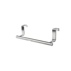 TEMU 1pc Stainless Steel Kitchen Towel Hook - , Non-perforated Hanging Storage Rack For Kitchen & Bathroom, Rust-resistant, Contemporary Design, Towel Rack For Kitchen