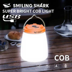 Rechargeable LED Camping Lantern With Hook Waterproof Tent Light Night Emergency Light Portable Outdoor Camping Light