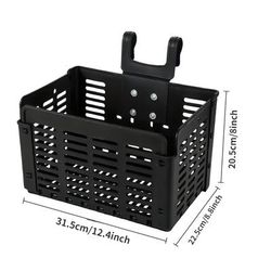 TEMU Portable Foldable Bicycle Scooter Electric Vehicle Basket Universal Bearing Super Strong Basket Set