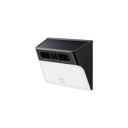 Solar Wall Light Cam S120 Black