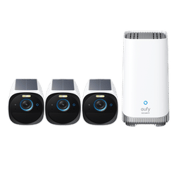 eufyCam S330 (eufyCam 3) 3-Cam Kit White