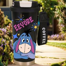 TEMU [] 1pc 18oz Stainless Steel Travel Coffee Mug, Outdoor Portable Insulated Mug, Keep Drinks Hot Or Cold, Double Layer Heat Insulation, Cartoon Theme, Cute Mug For Couple, Office Use