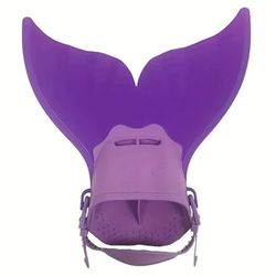TEMU Adjustable Mermaid Tail Swim Fins, Non-slip Open Heel Pet Material Footwear For Women - Ideal For , New Year, And More, Swimwear Accessories|stylish Swimwear|durable Swimwea