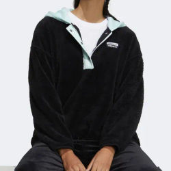 Adidas Official Genuine Originals Women's Warm Half-Zip Hooded Sweatshirt GU5792