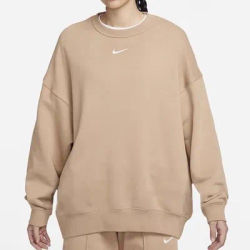 Nike Official Genuine New Women's Round Neck Fleece Loose Casual Sweatshirt DD5633-200