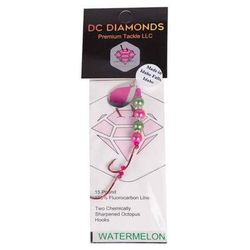 DC Diamonds Premium Tackle Spinner Lure Rig - Key Lime