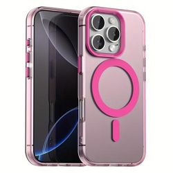 TEMU New Magnetic Frosted Case For Iphone 16 15 14 11 Pro . The Frosted Case Has Soft Edges, Dustproof, Shockproof And Fingerprint-proof