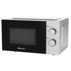TEMU Emtronics 20 Litre Silver Microwave 700w With Settings