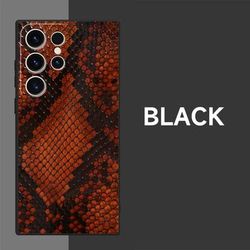 TEMU Luxury Snake Python Skin Pattern Art Case For S24 Ultra S23 Fe S22 Plus S20 5g S21 Silicone Mobile Cover Soft Phone Shell