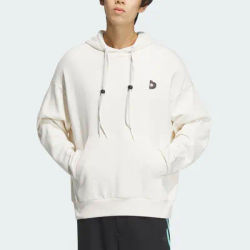 Adidas Official Genuine Three Stripes Unisex Knitted Breathable Hooded Sweatshirt JE3474