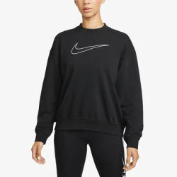Nike Official Women's Comfortable Round Neck Knit Sweatshirt DQ5543-010