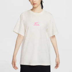 Nike Official 2024 New Women's Loose Round Neck Sport Casual Short Sleeve HM4625-133