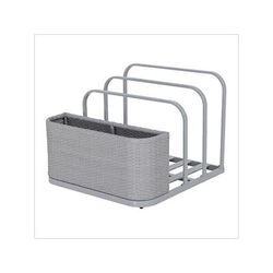 Sunjoy Group Rust-Proof Aluminum Pool Float Storage Rack (Grey)