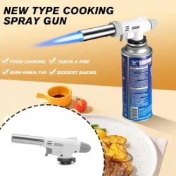 new Adjustable Flame Gas Lighters Ignition Head with Reverse Use Kitchen Jet Blow Torch Lighter for BBQ Butane Lighter