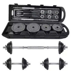 Fitness Equipment Free Weights 30kg 50KG Gym Barbell Dumbbell System Adjustable Dumbbells Set